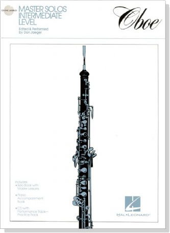 Master Solos Intermediate Level for Oboe【CD+樂譜】