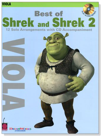 Best of Shrek and Shrek 2 for Viola【CD+樂譜】