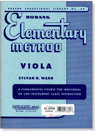 Rubank【Elementary method】 for Viola Rubank【Elementary method】 for Viola