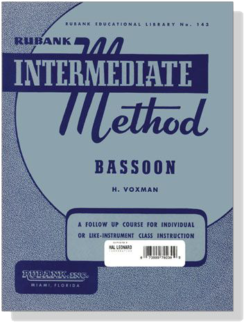 Rubank【Intermediate Method】for Bassoon Rubank【Intermediate Method】for Bassoon