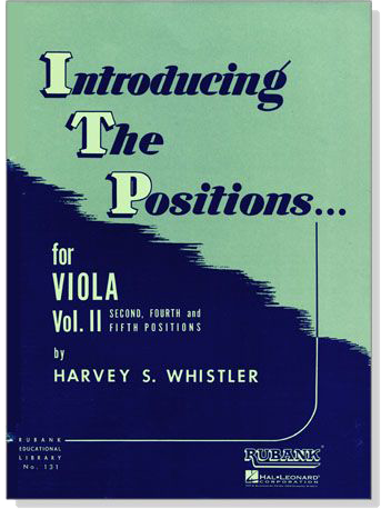 Introducing the【Positions】for Viola ,Vol. II