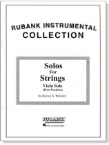 Rubank Instrumental Collection【Solos for Strings】Viola Solo(First Position) Rubank Instrumental Collection【Solos for Strings】Viola Solo(First Position)