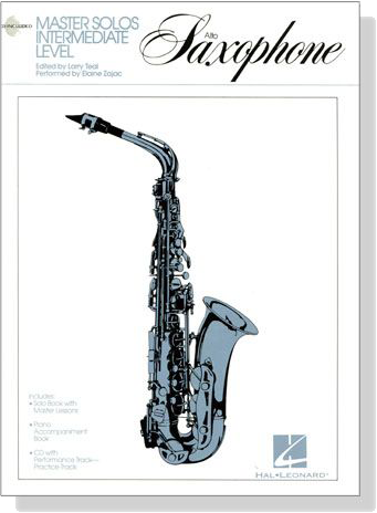 Master Solos Intermediate Level【CD+樂譜】for Alto Saxophone