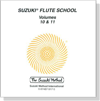 Suzuki Flute School CD【Volume 10 & 11】 Suzuki Flute School CD【Volume 10 & 11】