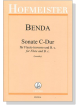 Benda【Sonate , C-Dur】für Flauto traverso und B. c. Benda【Sonate , C-Dur】für Flauto traverso und B. c.