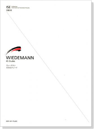Wiedemann【45 Etudes 】ヴィーデマン 45のエチュード for Oboe Wiedemann【45 Etudes 】ヴィーデマン 45のエチュード for Oboe