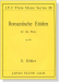 Ernesto Köhler【Romantische Etüden , Op. 66】for the Flute
