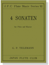 G.P. Telemann【4 Sonaten】für Flöte und Klavier G.P. Telemann【4 Sonaten】für Flöte und Klavier