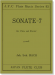 J. S. Bach【Sonate-7 , g-moll , BWV 1020】für Flöte und Klavier