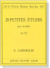 G. Gariboldi【20 Petites Études , Op. 132】pour la Flûte