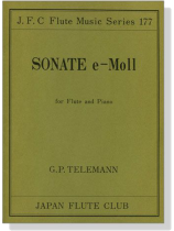G.P. Telemann【Sonate e-Moll】for Flute and Piano G.P. Telemann【Sonate e-Moll】for Flute and Piano