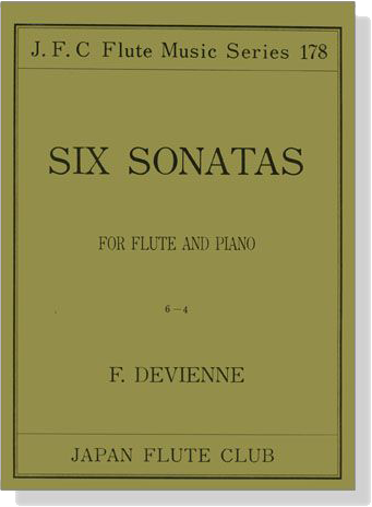 F. Devienne【Six Sonatas , 6-4】for Flute and Piano