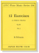 R. Tillmetz【12 Exercises】on Modern Rhythm , Op. 54 Vol. 1