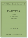J. S. Bach【Partita a-moll , BWV 1013】for Flute alone