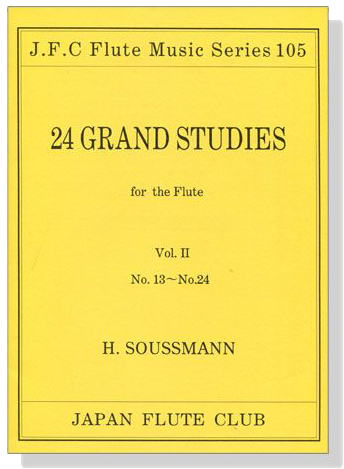 H. Soussmann【24 Grand Studies】for the Flute Vol.Ⅱ , No.13~No.24