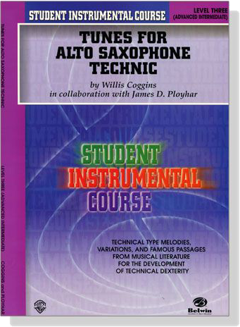 Student Instrumental Course【Tunes for Alto Saxophone Technic】Level Three