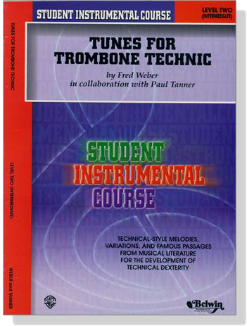 Student Instrumental Course【Tunes for Trombone Technic】Level Two