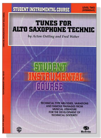 Student Instrumental Course【Tunes for Alto Saxophone Technic】Level Two