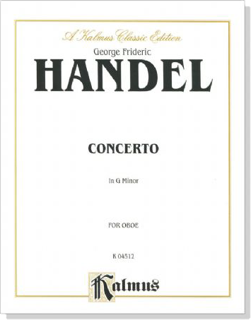 Handel【Concerto in G Minor】for Oboe
