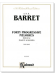 Barret【Forty Progressive Melodies】for Oboe