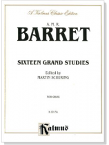 Barret【Sixteen Grand Studies】for Oboe Barret【Sixteen Grand Studies】for Oboe