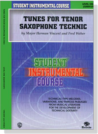 Student Instrumental Course【Tunes for Tenor Saxophone Technic】Level One