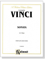 Vinci【Sonata In G Major】for Flute and Piano Vinci【Sonata In G Major】for Flute and Piano