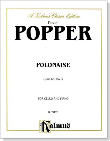 Popper【Polonaise Opus 65 No.3】for Cello and Piano