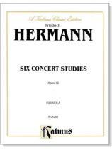 Hermann【Six Concert Studies Opus 18】 for Viola Hermann【Six Concert Studies Opus 18】 for Viola