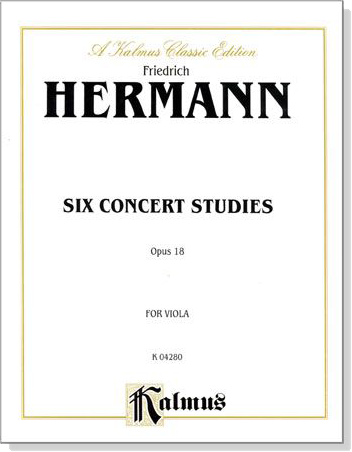 Hermann【Six Concert Studies Opus 18】 for Viola