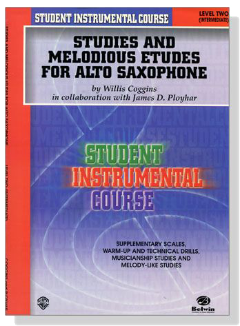 Student Instrumental Course【Studies and Melodious Etudes for Alto Saxophone】Level Two