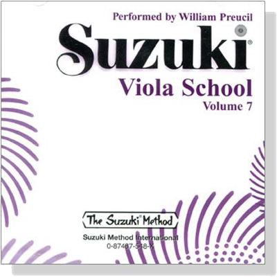 Suzuki Viola School CD【Volume 7】
