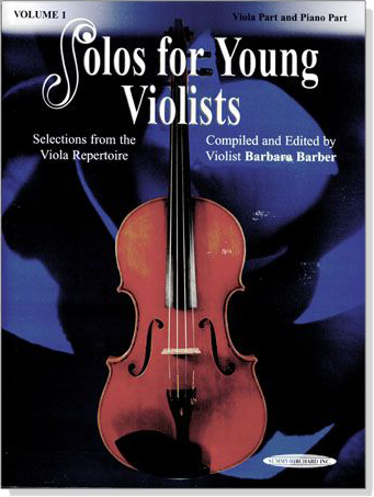 Solos for Young Violists Volume【1】Viola and Piano Part