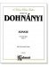 Ernst Von Dohnányi【Sonata in B Flat Major  Opus 8】for Cello and Piano