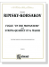 Rimsky-Korsakov【Fugue in the Monastery】 and【String Quartet in G Major】for Two Violins , Viola and Violoncello