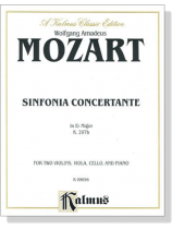 Mozart【Sinfonia Concertante in E♭ Major , K. 297b】for Two Violins , Viola , Cello and Piano