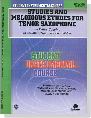 Student Instrumental Course【Studies and Melodious Etudes for Tenor Saxophone】Level One