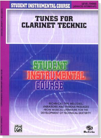 Student Instrumental Course【Tunes for Clarinet Technic】Level Three