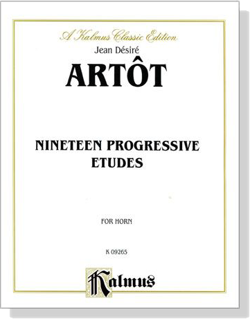 Jean Desire Artôt【19 Progressive Etudes】for Horn