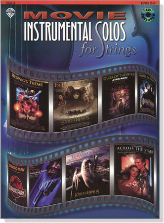 Movie Instrumental Solos【CD+樂譜】for Strings Cello Level 2-3