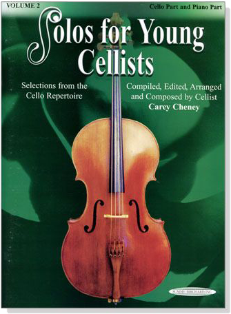 Solos for Young Cellists Volume【2】Cello Part and Piano Part