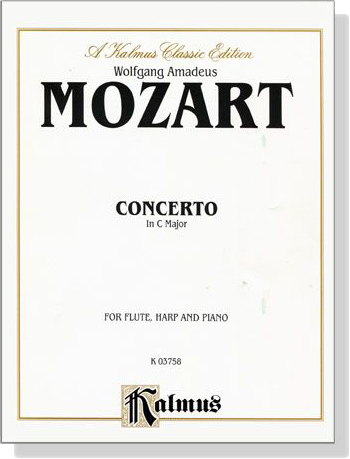 Mozart【Concerto in C Major KV 299】for Flute and Piano