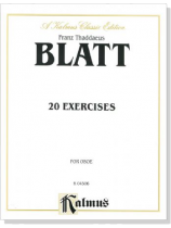 Blatt【20 Exercises】for Oboe Blatt【20 Exercises】for Oboe