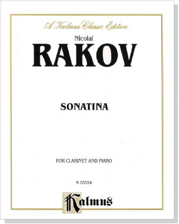 Rakov【Sonatina】for Clarinet and Piano