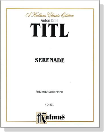 Titl【Serenade】for Horn and Piano