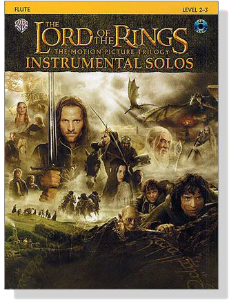 The Lord of the Rings【CD+樂譜】Flute, Level 2-3