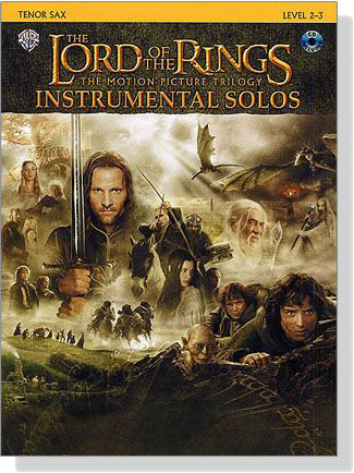 The Lord of the Rings【CD+樂譜】Tenor Sax, Level 2-3
