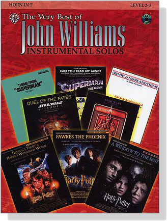 The Very Best of John Williams Instrumental Solos【CD+樂譜】Horn In F, Level 2-3