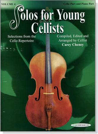 Solos for Young Cellists Volume【4】Cello and Piano Part