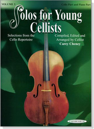 Solos for Young Cellists Volume【3】Cello Part and Piano Part